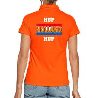 Oranje fan poloshirt / kleding Hup Holland hup EK/ WK voor dames 2XL  - - thumbnail