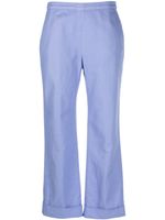 ASPESI pantalon court à ourlet retroussé - Bleu