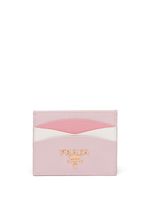 Prada porte-cartes en cuir Saffiano - Rose - thumbnail