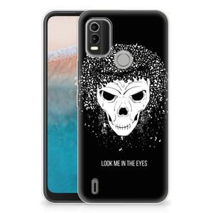 Silicone Back Case Nokia C21 Plus Skull Hair