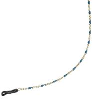 Henri Beaud brillenkoord Fig & Emaux Dore TFX3 65 cm staal blauw