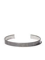 Le Gramme bracelet à design gravé - Argent