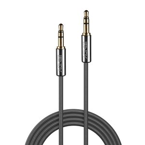 Lindy 35320 audio kabel 0,5 m 3.5mm Antraciet