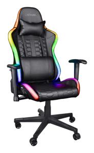 Trust GXT716 RIZZA RGB Gaming stoel Zwart, RGB