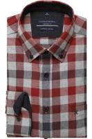 Casa Moda Casual Comfort Fit Overhemd rood, Ruit