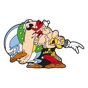 Asterix Fridge Magnet Asterix & Obelix Laughing 6 Cm