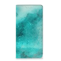 Bookcase Samsung Galaxy S24 Painting Blue - thumbnail