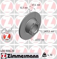 Remschijf Coat Z 400100620