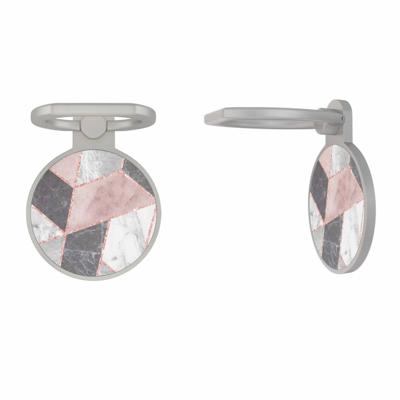 Zilveren telefoon ring houder - Stone grid Zilveren telefoon ring houder - Stone grid