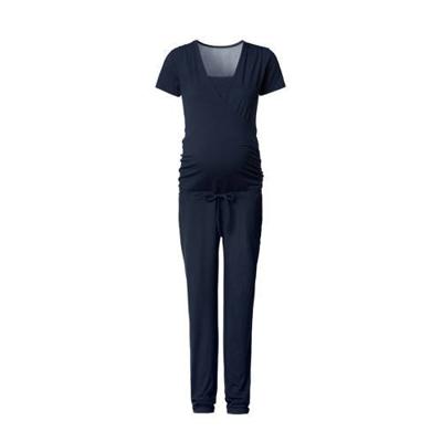 Noppies zwangerschaps- en voedingjumpsuit Elma donkerblauw Noppies zwangerschaps- en voedingjumpsuit Elma donkerblauw
