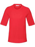 Shirt van 100% katoen met ronde hals Van Lacoste rood