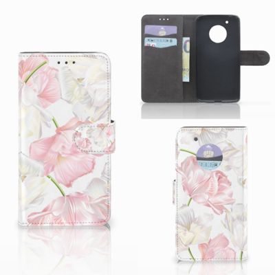 Motorola Moto G5 Plus Hoesje Lovely Flowers