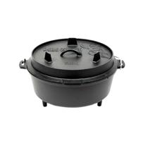 Valhal Dutch Oven Braadpan Gietijzer zonder pootjes 6,1 L