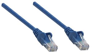 Intellinet 739931 RJ45 Netwerkkabel, patchkabel CAT 6 U/UTP 0.25 m Blauw 1 stuk(s)