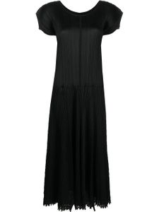 Issey Miyake Pre-Owned robe Pleats Please évasée (années 2000) - Noir