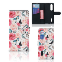 OPPO Find X2 Pro Hoesje Butterfly Roses