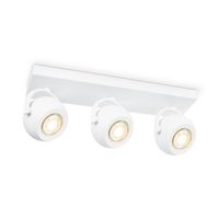 Light depot - LED opbouwspot Nop 3 lichts - 35,5 cm - wit - Outlet