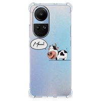 OPPO Reno10 | 10 Pro Stevig Bumper Hoesje Cow