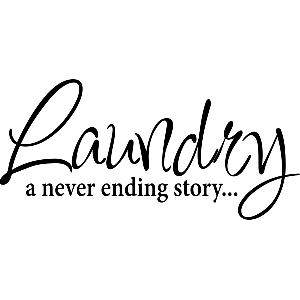 Laundry - Muursticker