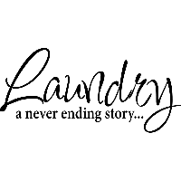 Laundry - Muursticker