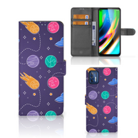 Motorola Moto G9 Plus Wallet Case met Pasjes Space