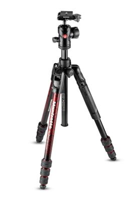 Manfrotto MKBFRTA4RD-BH tripod Digitaal/filmcamera 3 poot/poten Zwart