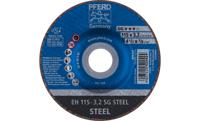 PFERD EH 115-3,2 SG STEEL 61340132 Doorslijpschijf gebogen 115 mm 25 stuk(s) Staal