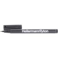 Hellermann Tyton 500-50820 permanente marker Kogelpunt Zwart 2 stuk(s) - thumbnail