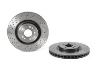 Remschijf COATED DISC LINE BREMBO, Remschijftype: Geperforeerd / Geventileerd, u.a. für Mercedes-Benz - thumbnail