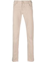 Moorer mid-rise straight-leg jeans - Tons neutres