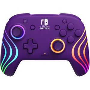 PDP Afterglow Wave Paars Gamepad Analoog/digitaal Nintendo Switch, Nintendo Switch OLED