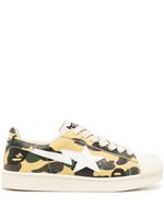 A BATHING APE® baskets Skull STA 1st en cuir - Blanc