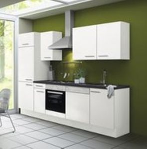 Kitchenette CONCEPT Bengt 270 cm wit incl. Ingebouwde apparaten RAI-0003