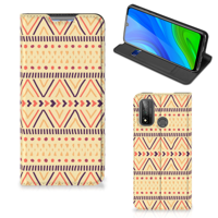 Huawei P Smart (2020) Hoesje met Magneet Aztec Yellow