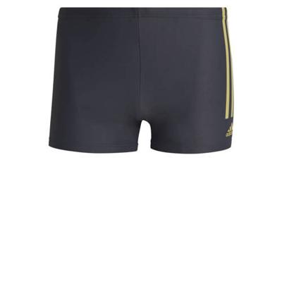 adidas Performance zwemboxer donkergrijs/geel