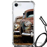 iPhone SE 2022 | 2020 | 8 | 7 Anti-shock Hoesje met foto Vintage Auto - thumbnail