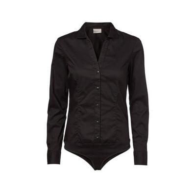 VERO MODA body met biologisch katoen zwart
