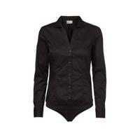 VERO MODA body met biologisch katoen zwart