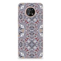 Nokia G50 TPU Siliconen Hoesje Flower Tiles - thumbnail