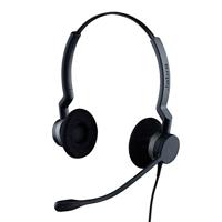 Jabra Biz 2300 USB-C UC On-Ear Stereo Headset - Unified Communications gecertificeerde noise cancelling kabel hoofdtelefoon met bedieningseenheid voor softphones en tafeltelefoons, zwart
