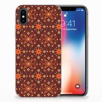 Apple iPhone X | Xs TPU bumper Batik Brown - thumbnail