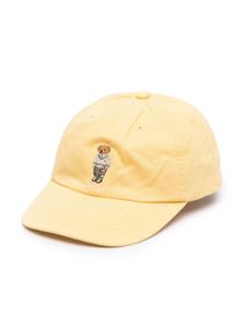 Ralph Lauren Kids casquette à motif Polo Pony brodé - Jaune