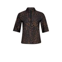 Eksept by Shoeby sport T-shirt Yane bruin/zwart