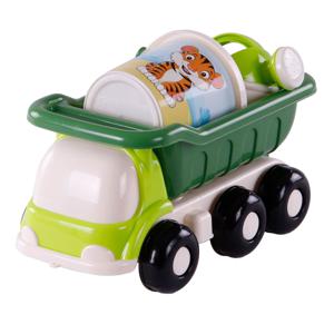 Cavallino Toys Cavallino Strand Kiepwagen met Emmerset Groen, 5dlg.