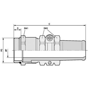 LAPP 52001030 Wartel PG13.5 Messing Messing 25 stuk(s)