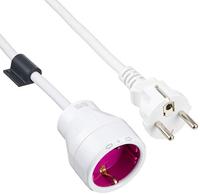 Allocacoc Stekker, Kunststof, Roze/Wit