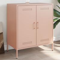 Dressoir 68x39x79 cm staal roze - thumbnail