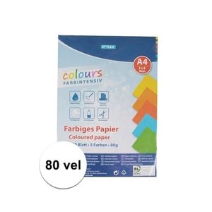 80 vellen Gekleurd A4 papier 80 gram