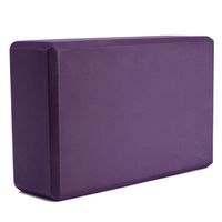 Spiru Yoga Blok EVA-Schuim Paars Rechthoekig - 22 x 15 x 7.5 cm - thumbnail