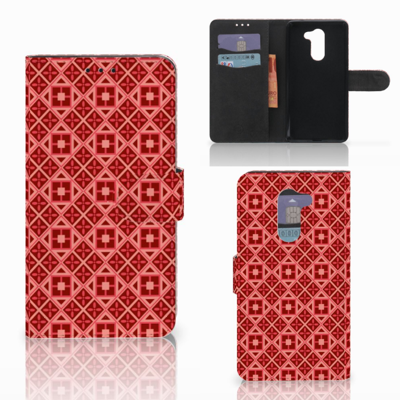 Huawei Honor 6X Telefoon Hoesje Batik Rood